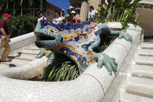 THE SAGRADA FAMILIA AND THE PARK GÜELL